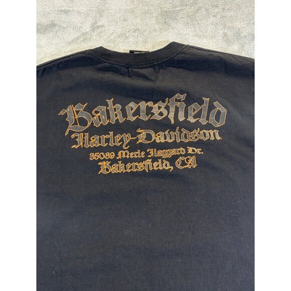 Harley Davidson Shirt Medium black t-shirt Bakersfield CA - Picture 4 of 9